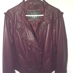 Burgundy Jacket